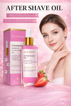After Shave calmante con fragancia de fresa y vainilla