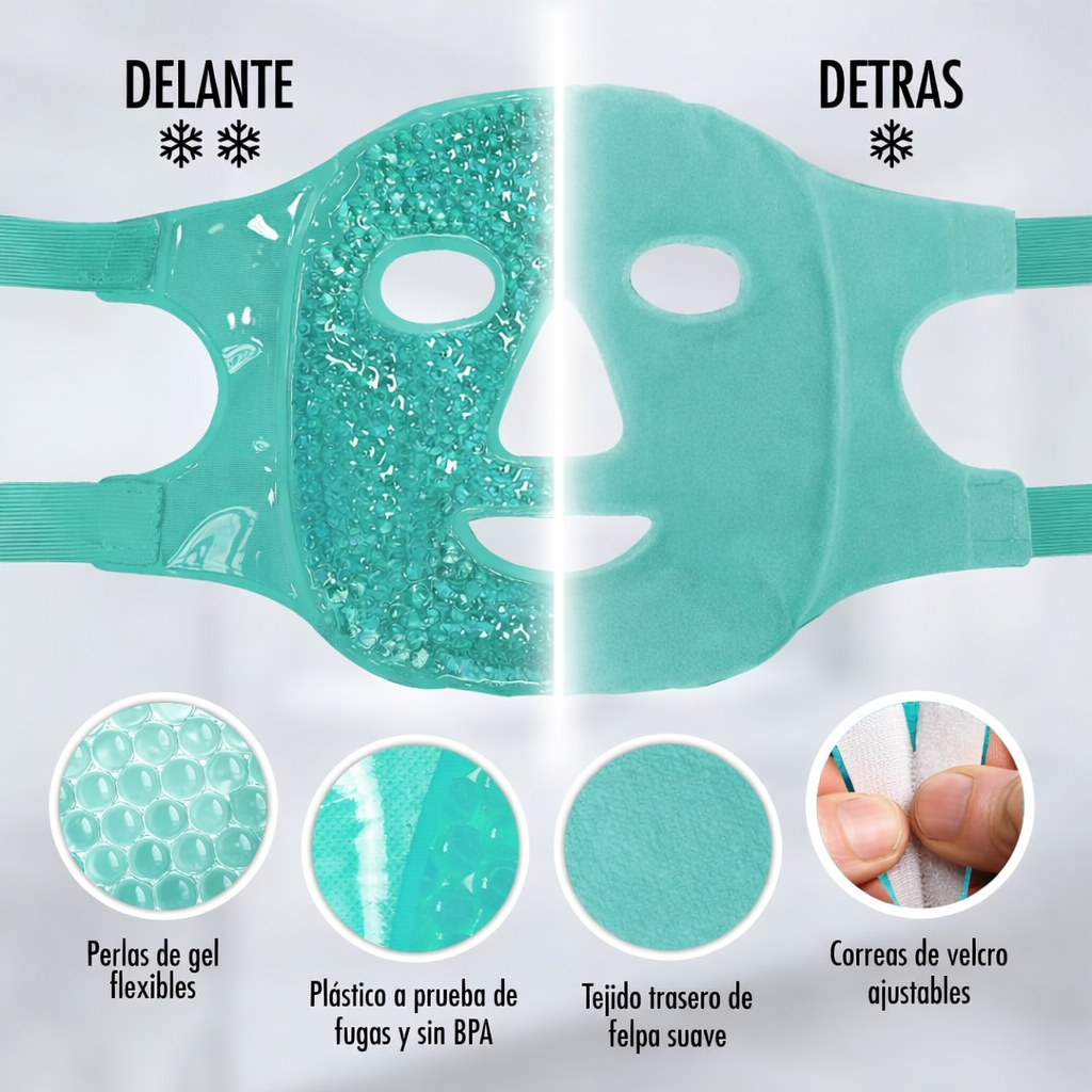 Máscara de refrigeración cara