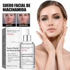 Serum facial con nicotinamida para cuidado de la piel