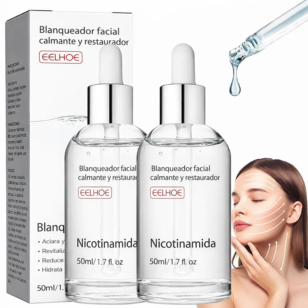 Serum facial con nicotinamida para cuidado de la piel