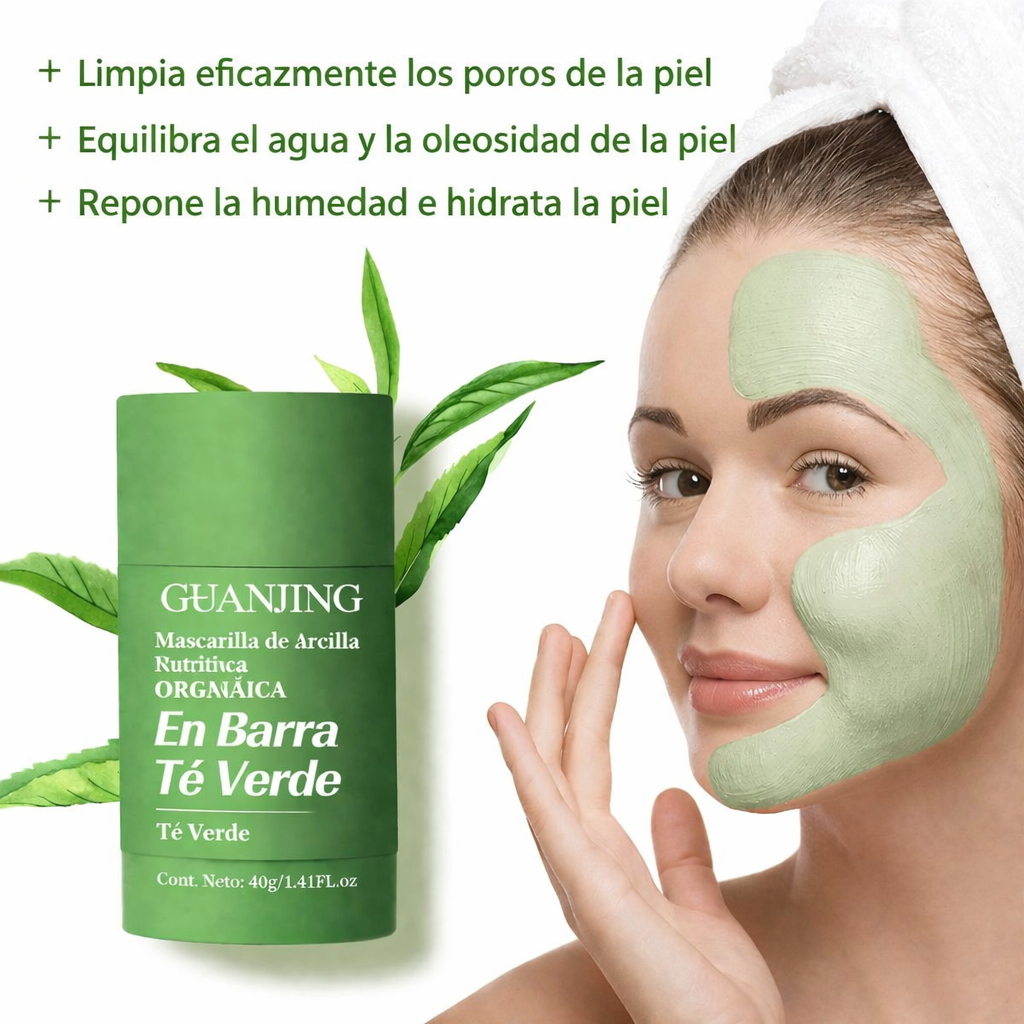 Mascarilla de té verde.
