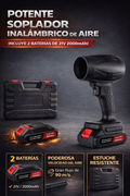 Potente soplador de aire inalámbrico
