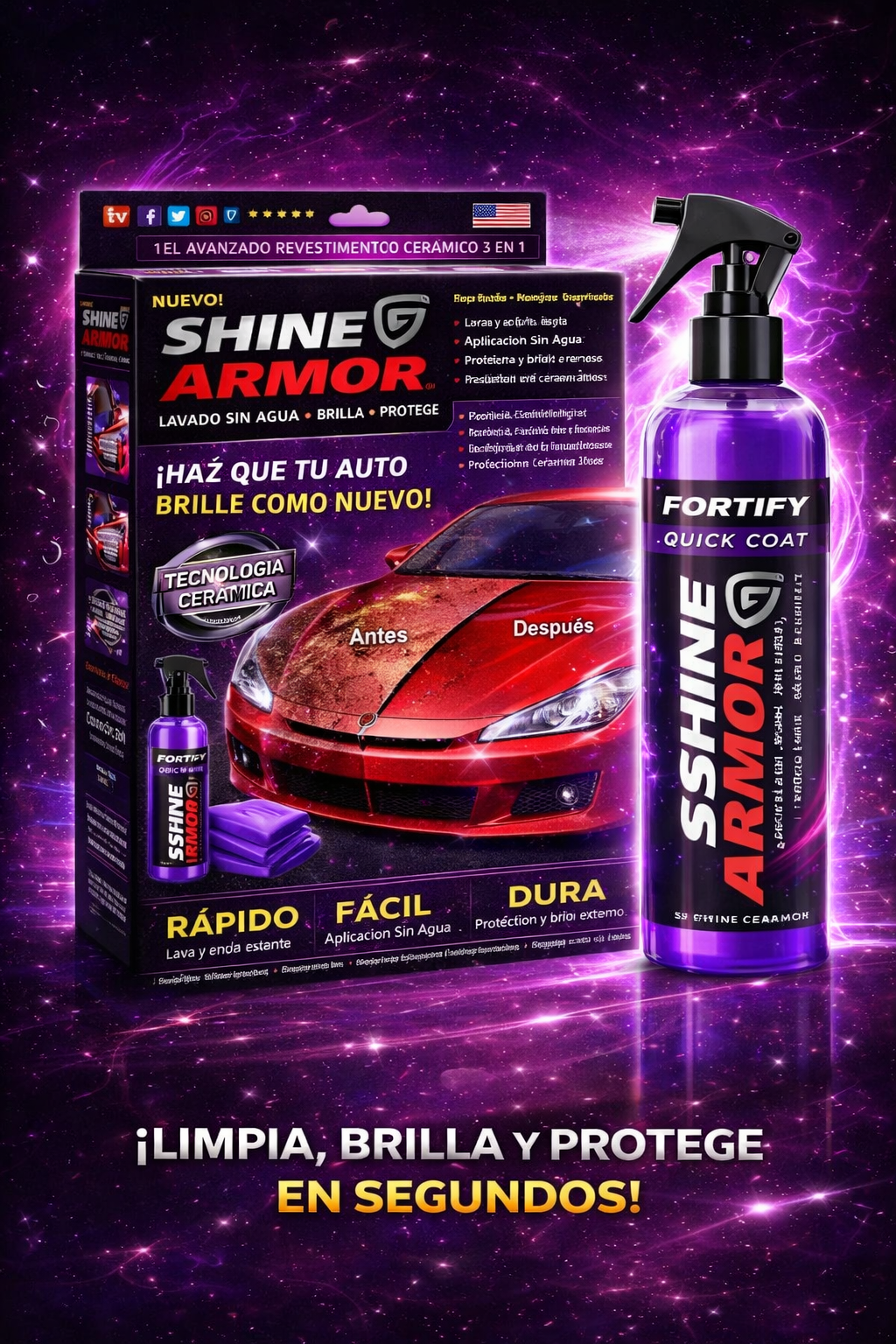 Spray de revestimiento cerámica 3en1