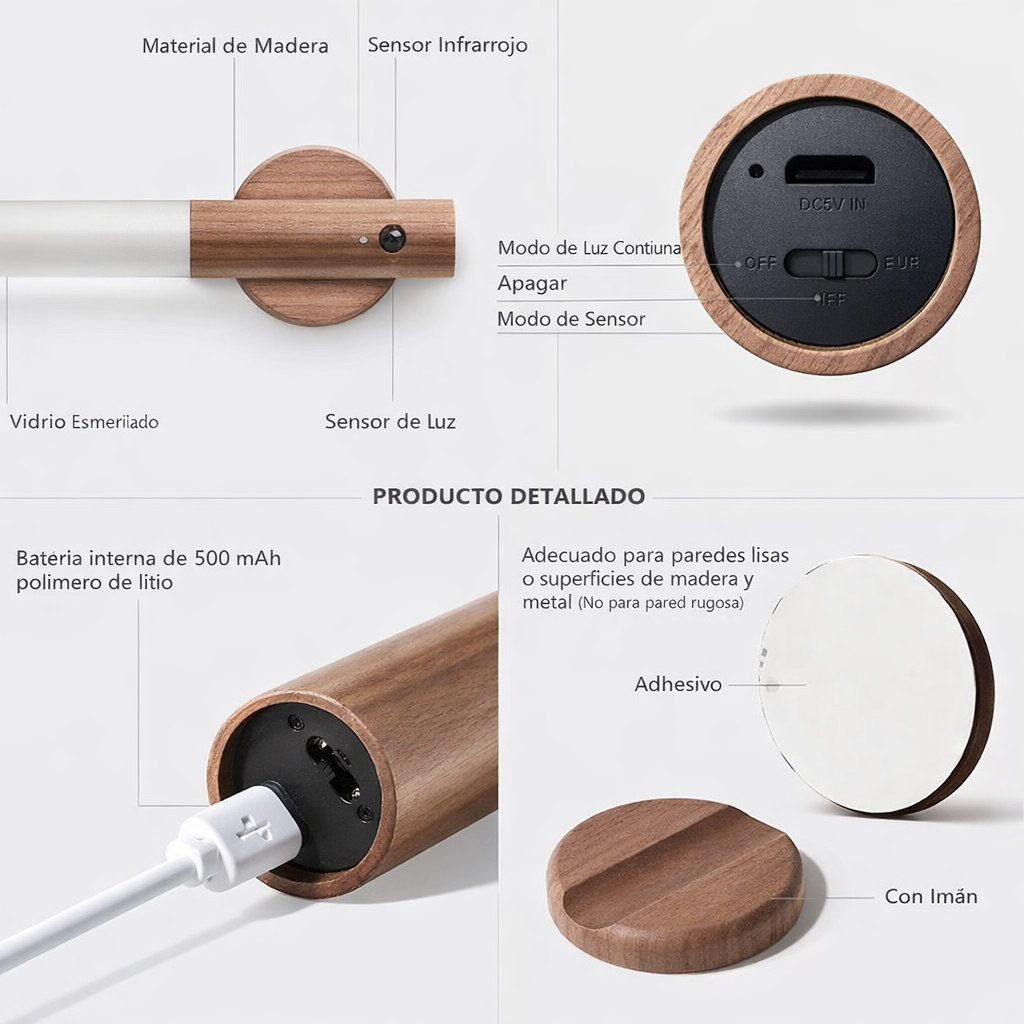 Luces LED con sensor de movimiento